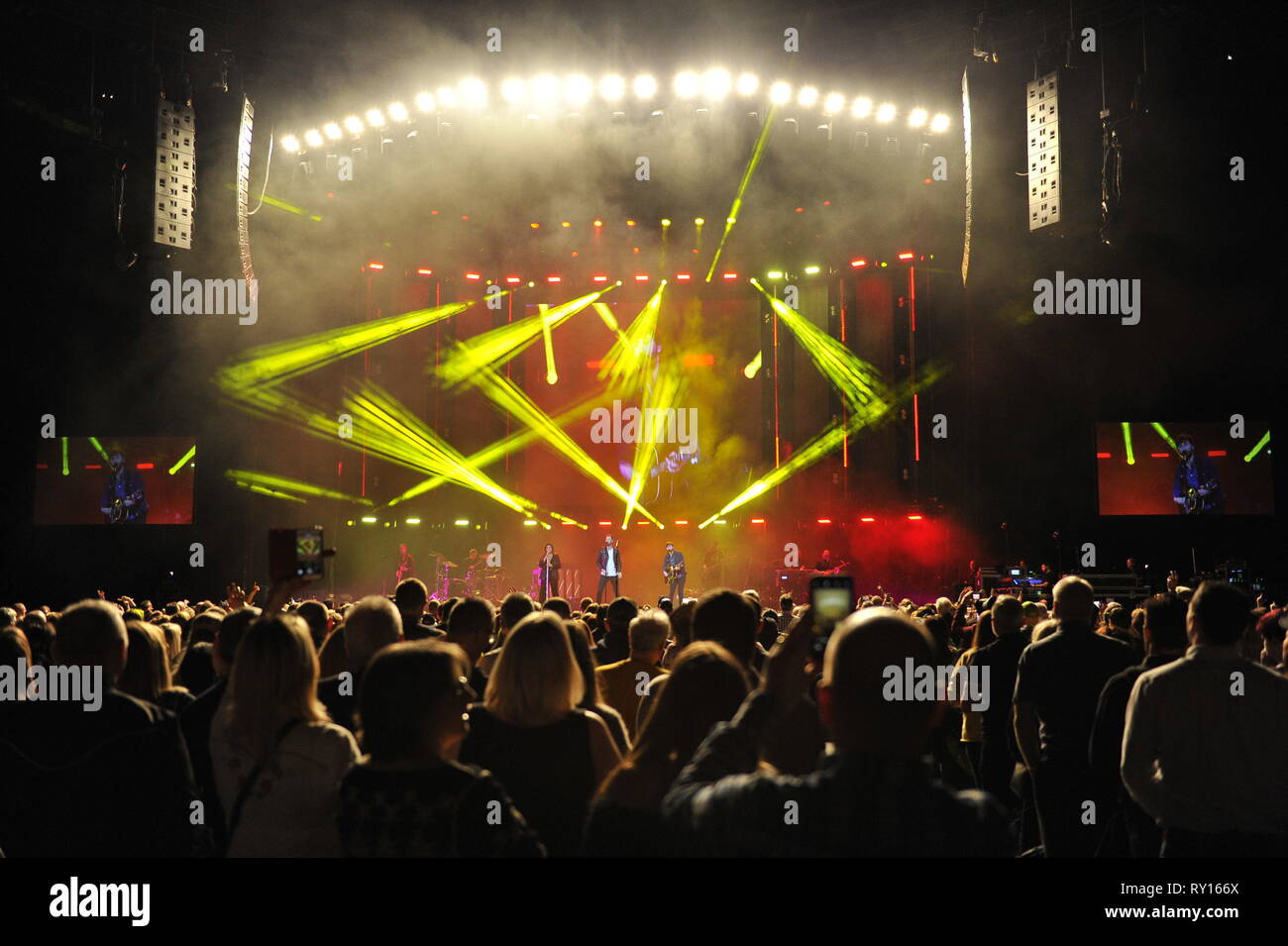 Glasgow, UK. 10. März 2019. Lady Antebellum führt auf dem Land zu Land Musikfestival auf der Hydro-Arena in Glasgow. Credit: Colin Fisher/Alamy leben Nachrichten Stockfoto