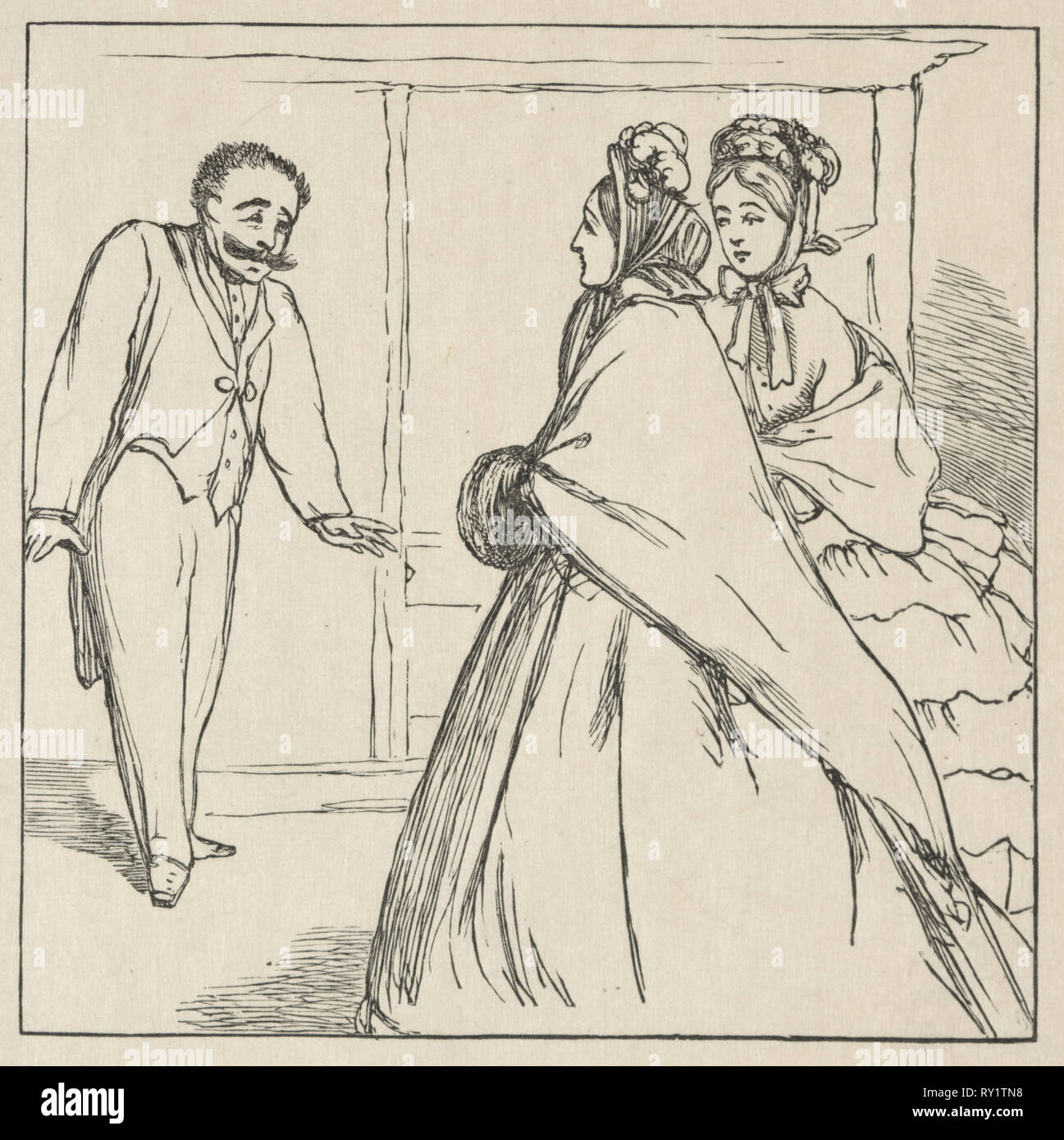 Zu Gericht zu gehen - wie ich ging, 1863. England, 19. Holzstich Stockfoto
