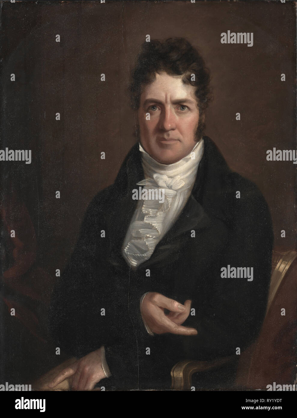 Thomas Abthorpe Cooper, C. 1810. John Wesley Jarvis (American, 1781-1840). Öl auf Holz, ungerahmt: 86,2 x 66,5 cm (33 15/16 x 26 3/16 in. Stockfoto
