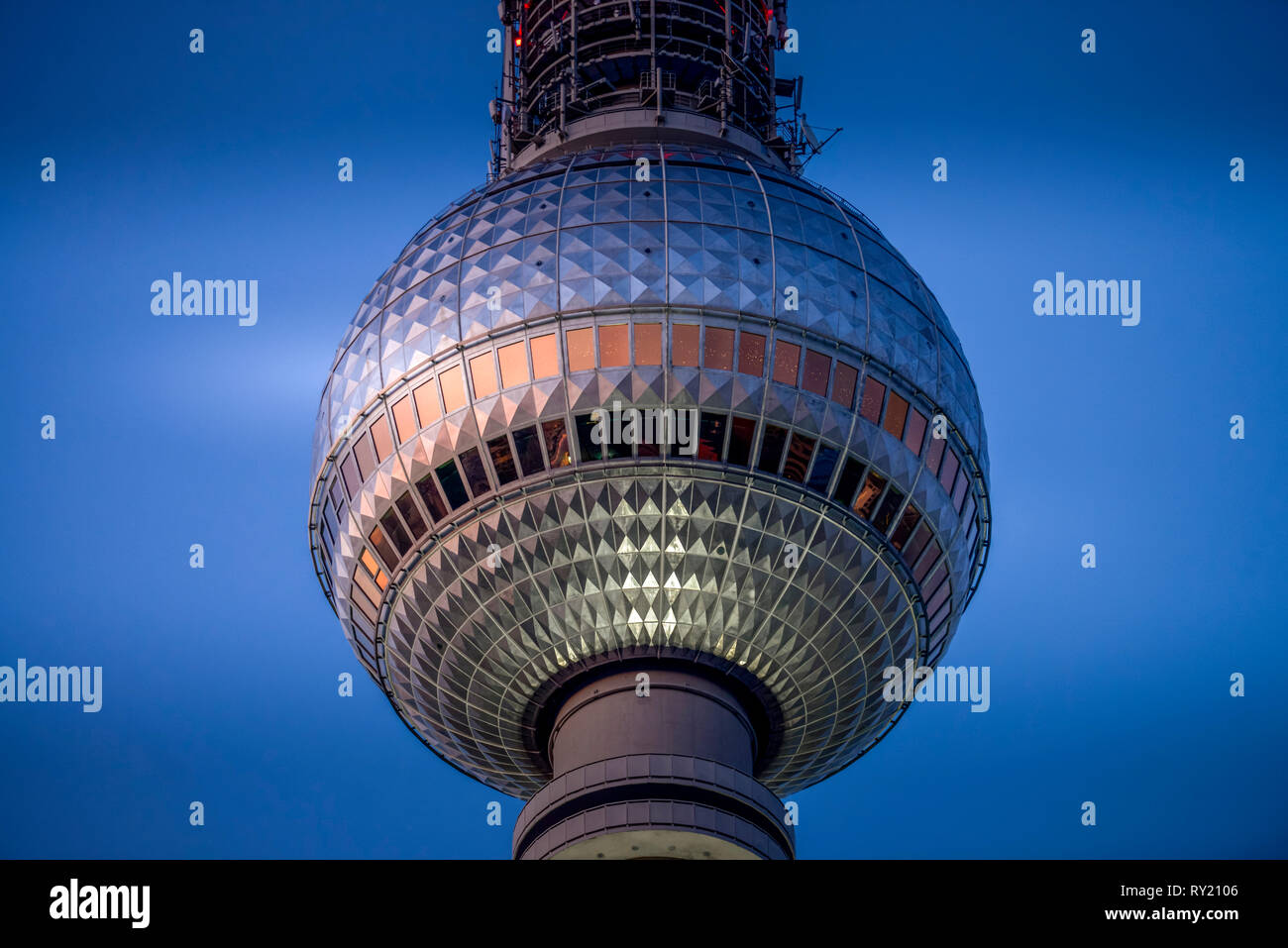 Fernsehturm, Alexanderplatz, Mitte, Berlin, Deutschland Stockfoto