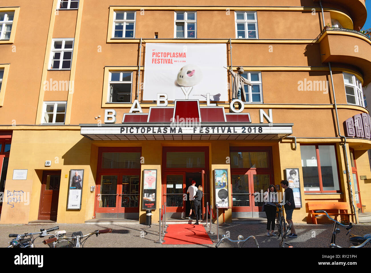 Kino Babylon, Rosa-Luxemburg-Straße, Mitte, Berlin, Deutschland Stockfoto