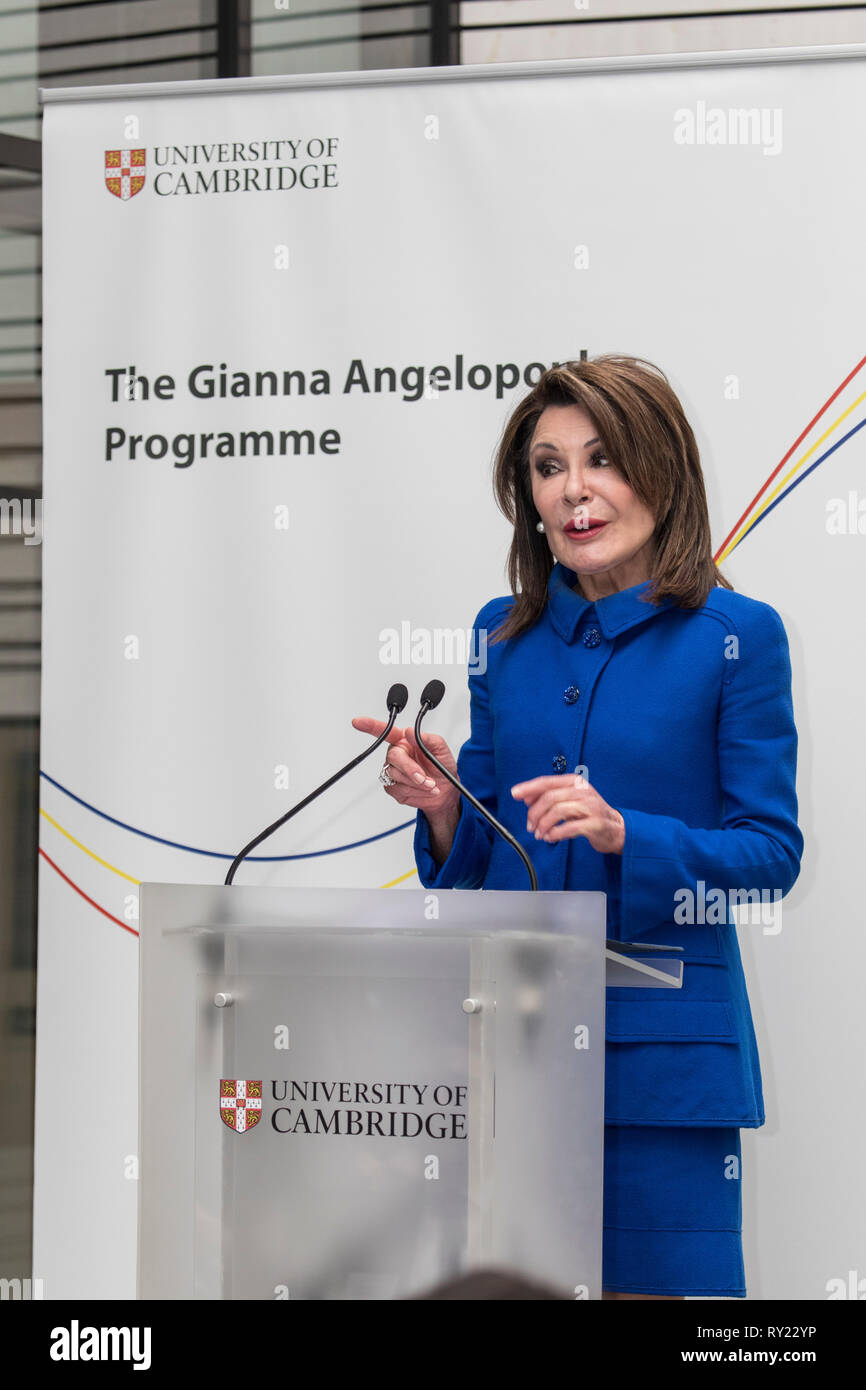 Die Gianna Angelopoulos Programm für Wissenschaft, Technologie und Innovation start Maxwell Center, Cambridge. Stockfoto