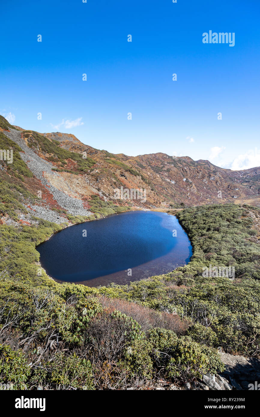Seen und die Landschaft von Arunachal Pradesh, der nordöstlichen Zustand von Indien Stockfoto
