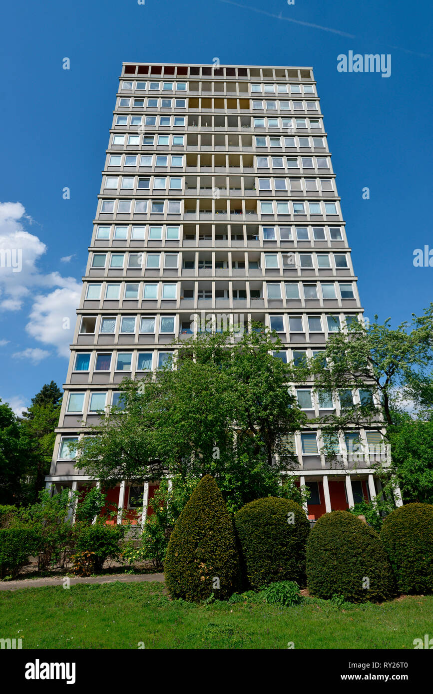 Hochhaus, Bartningallee, Hansaviertel, Mitte, Berlin, Deutschland Stockfoto