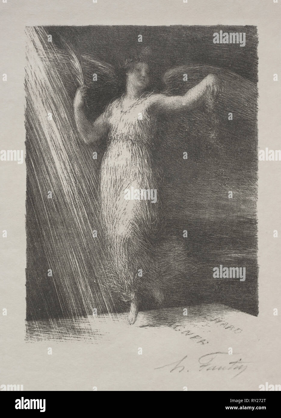 Herrlichkeit. Henri Fantin-Latour (Französisch, 1836-1904). Lithographie Stockfoto