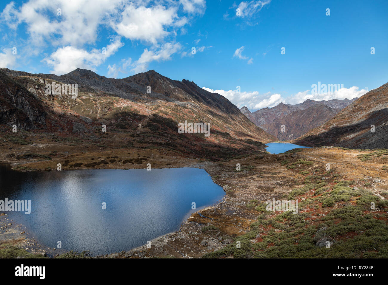 Seen und die Landschaft von Arunachal Pradesh, der nordöstlichen Zustand von Indien Stockfoto