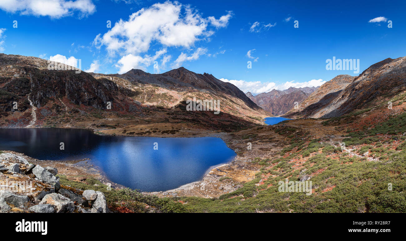 Seen und die Landschaft von Arunachal Pradesh, der nordöstlichen Zustand von Indien Stockfoto