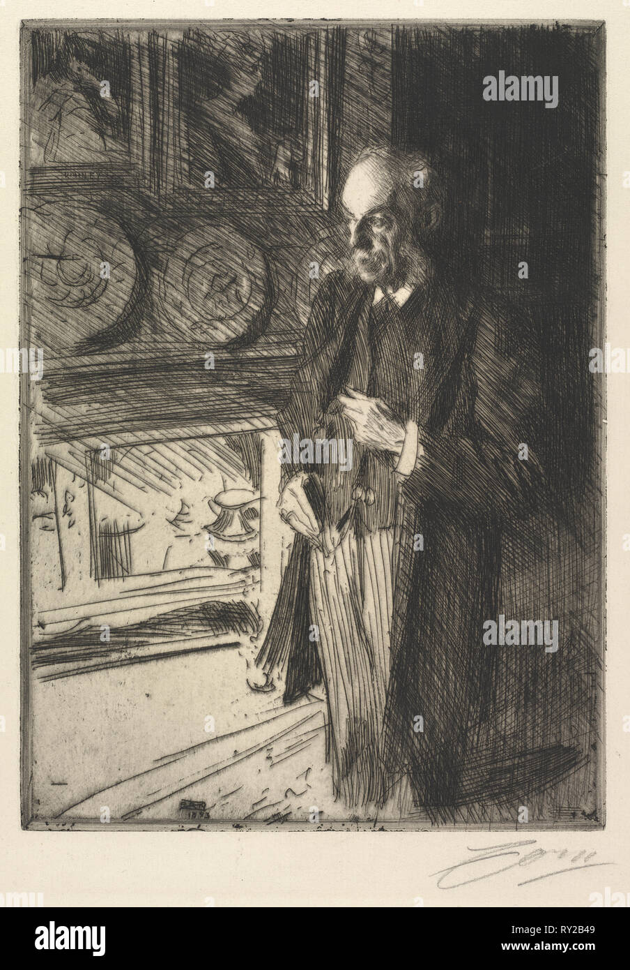 Herny Marquand, 1893. Anders Zorn (Schwedisch, 1860-1920). Ätzen und drypoint Stockfoto