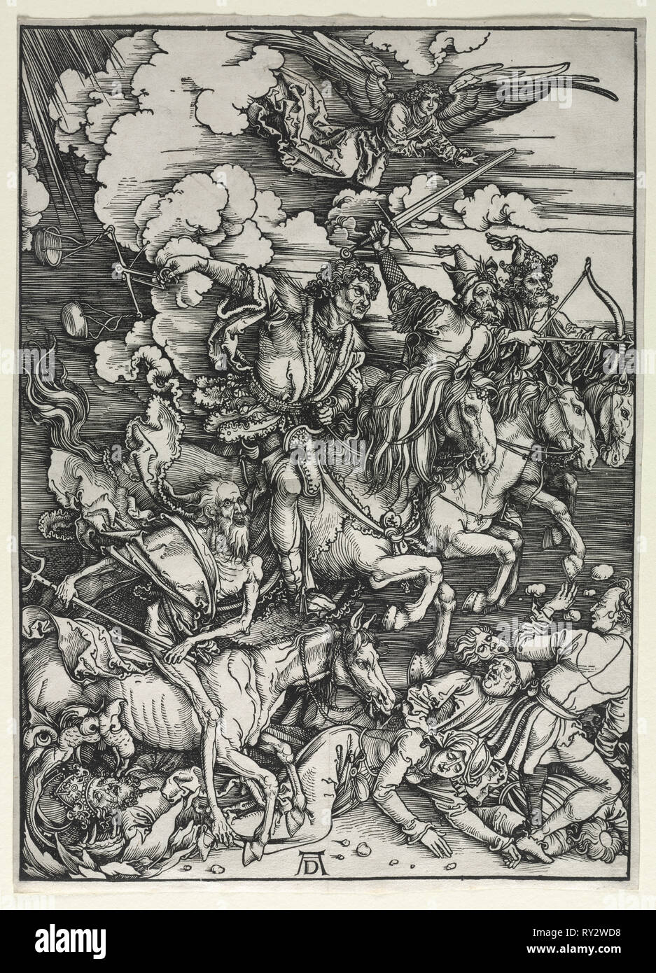 Die Vier Reiter Die Aus Der Apokalypse C 1498 Albrecht Durer 1471 1528 Holzschnitt Blatt 40 X 28 8 Cm 15 3 4 X 11 5 16 Zoll Stockfotografie Alamy