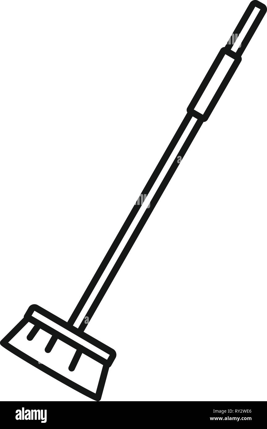Reinigung Mop-Symbol. Umrisse Reinigungs mop Vektor Symbol für Web Design auf weißem Hintergrund Stock Vektor