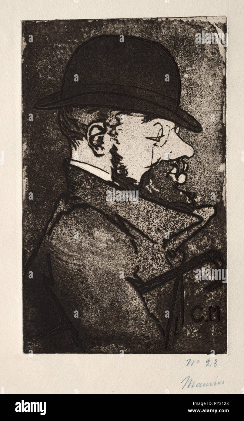 Henri de Toulouse-Lautrec. Charles Maurin (Französisch, 1856-1914). Radierung und Aquatinta Stockfoto