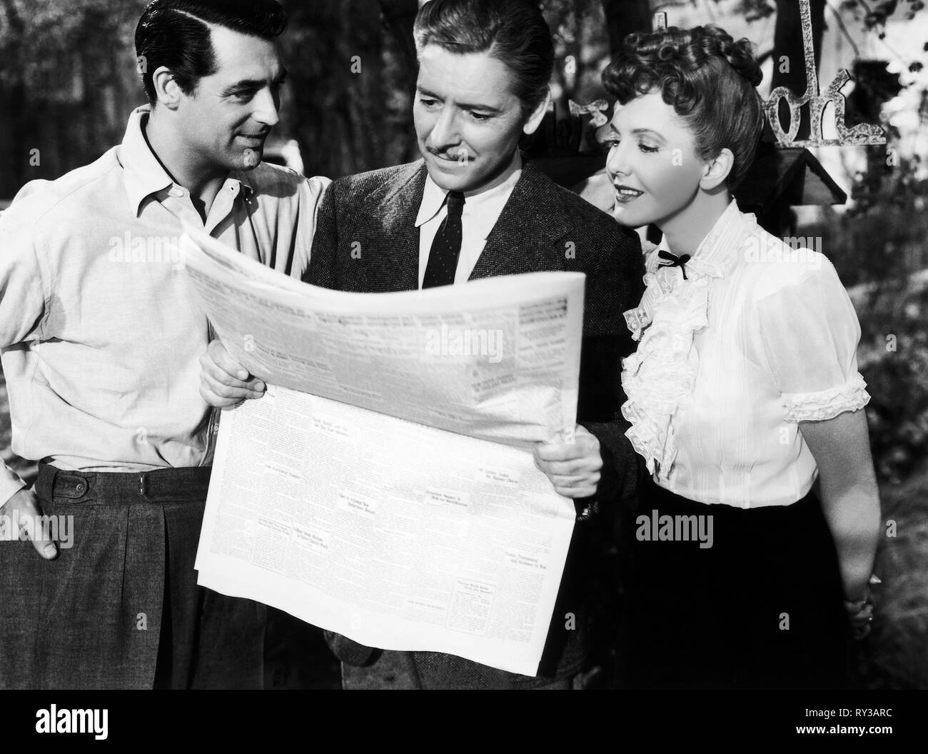 GRANT, COLMAN, Arthur, DAS GESPRÄCH DER STADT, 1952 Stockfoto