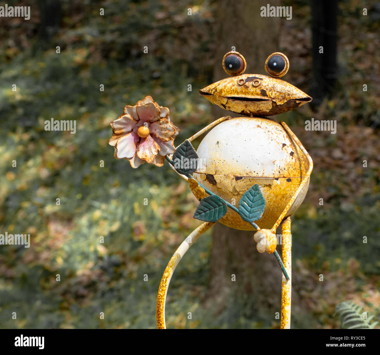 Miniaturen aus Zeder seen Gärten Stockfoto