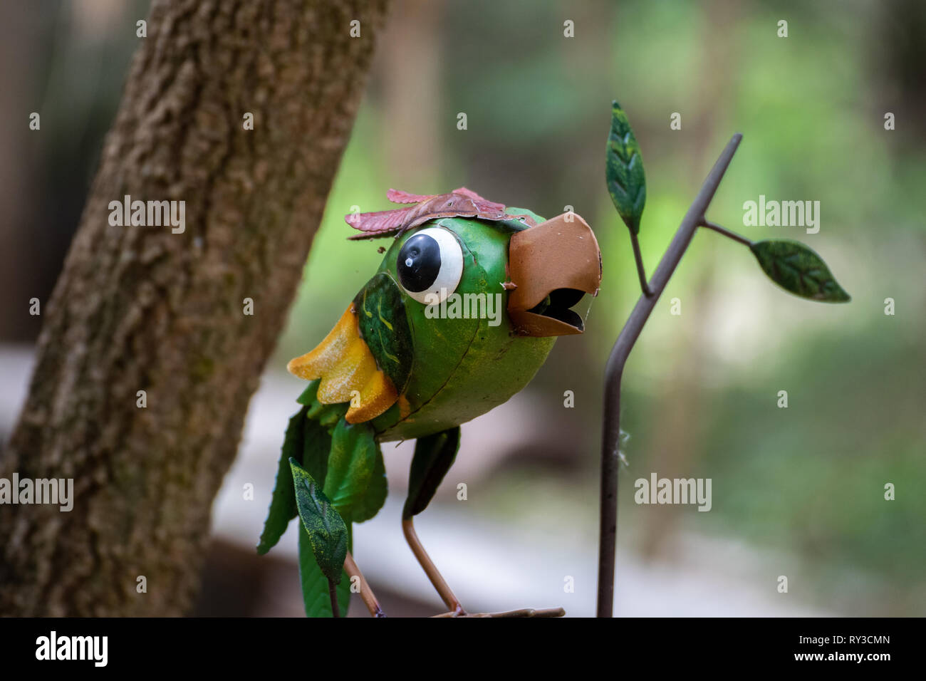 Miniaturen aus Zeder seen Gärten Stockfoto