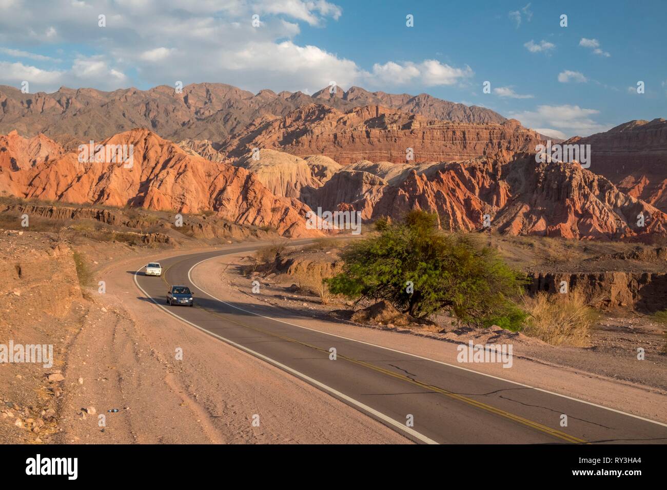 Argentinien, Noroeste, Provinz Salta, Cafayate und Quebrada de las Conchas Stockfoto