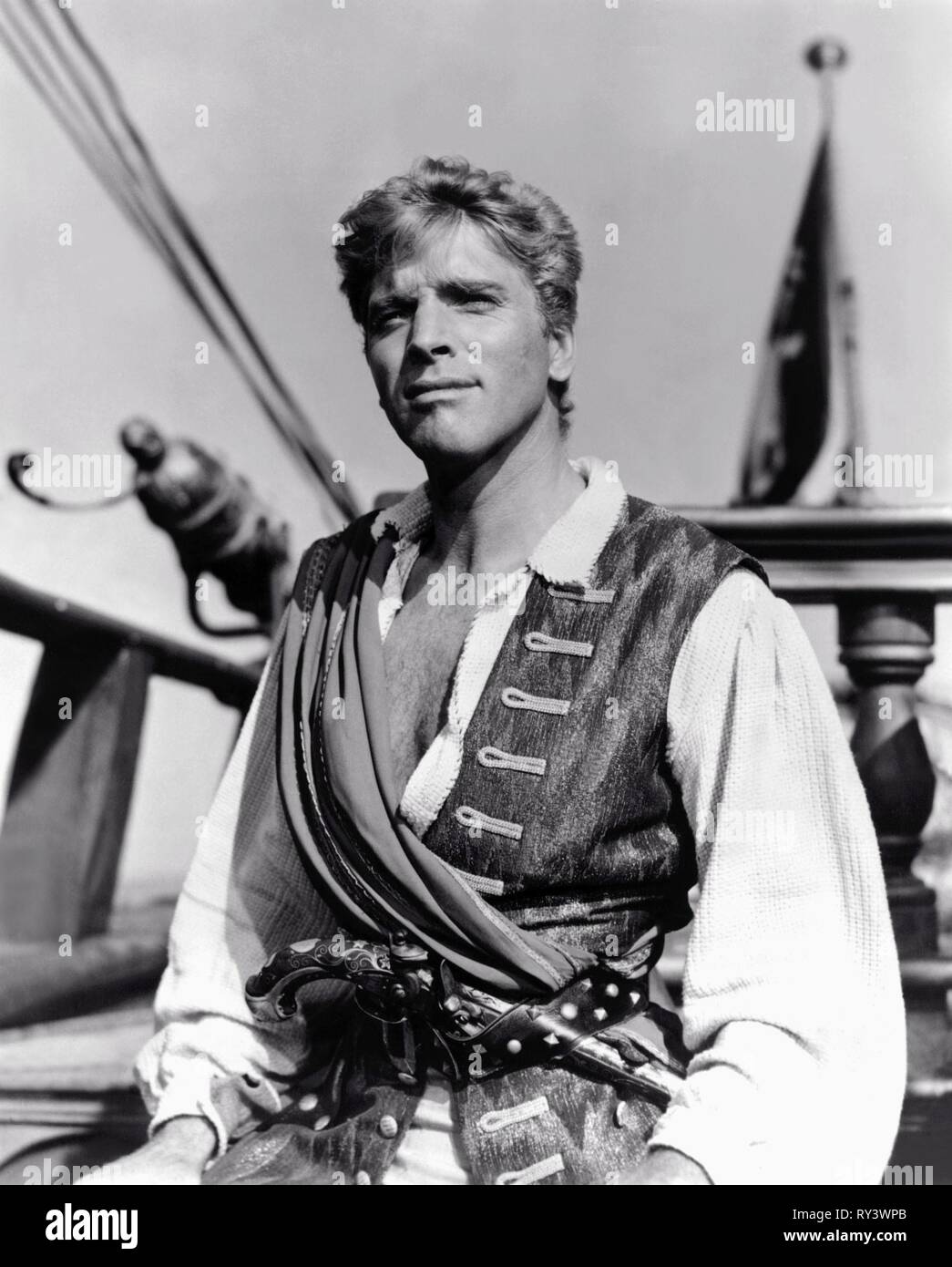 BURT LANCASTER, DER CRIMSON PIRATE, 1952 Stockfoto