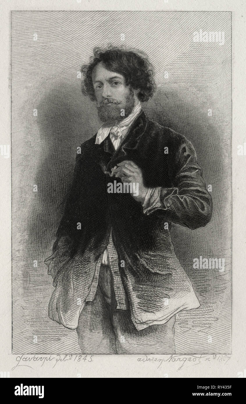 Gavarni, 1867. Adrien Nargeot (Französisch, 1837 -). Ätzen Stockfoto