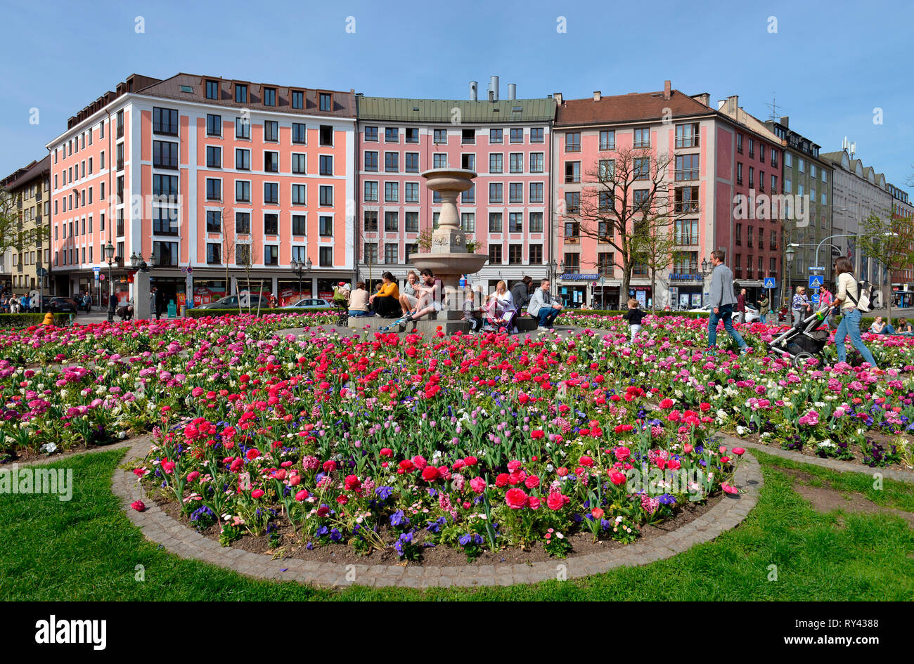 Gaertnerplatz, Muenchen, Bayern, Deutschland, Gärtnerplatz