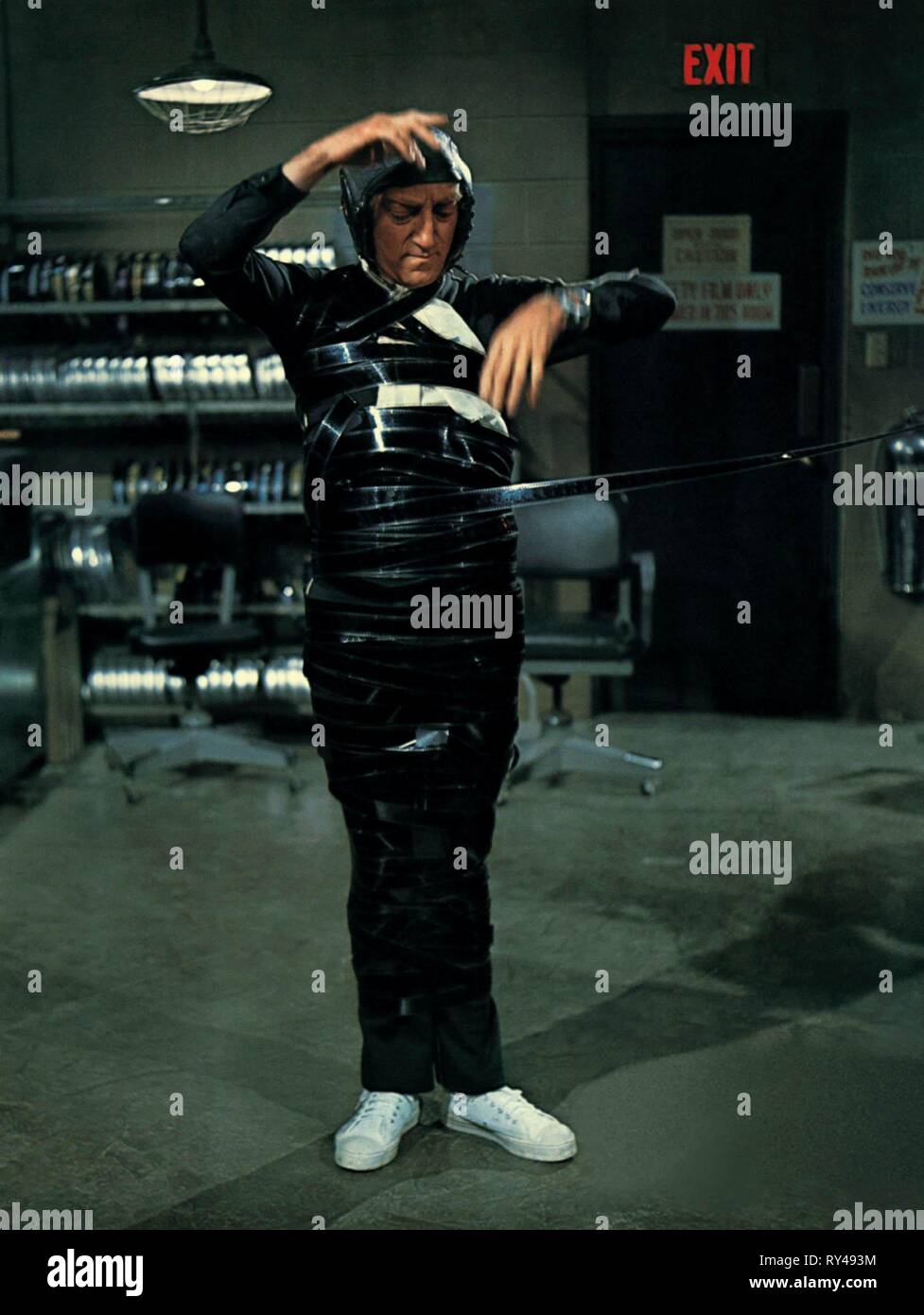 MARTY FELDMAN, Stummfilm, 1976 Stockfoto