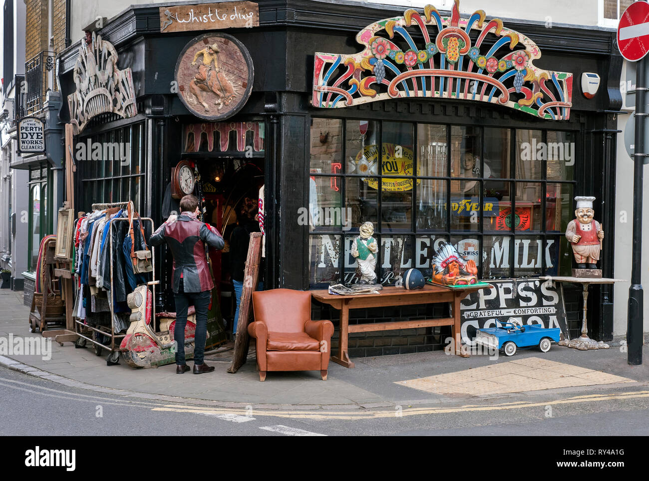 Vintage Shop in Margate Altstadt Kent UK Stockfoto