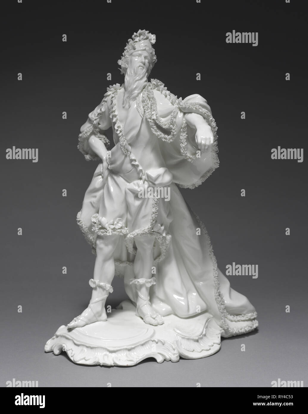 Oceanus, C. 1765. Frankenthaler Porzellanmanufaktur (Deutsch), Konrad Linck (Deutsch, 1732-1793). Porzellan; gesamt: 28,3 x 20,7 cm (11 1/8 x 8 1/8 in. Stockfoto