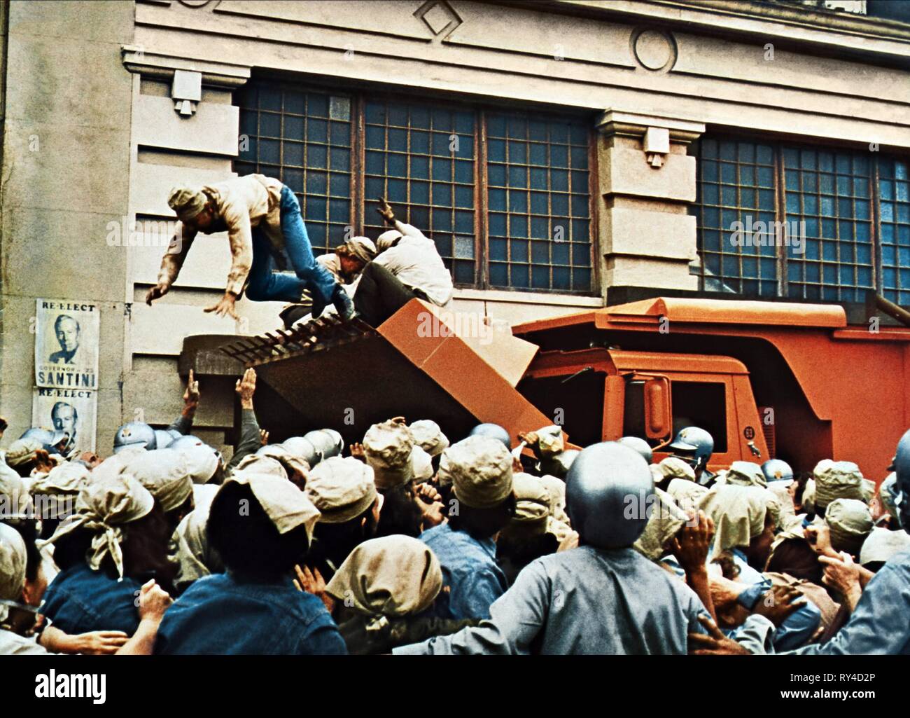 Die Crowd control COOP', SOYLENT GREEN, 1973 Stockfoto