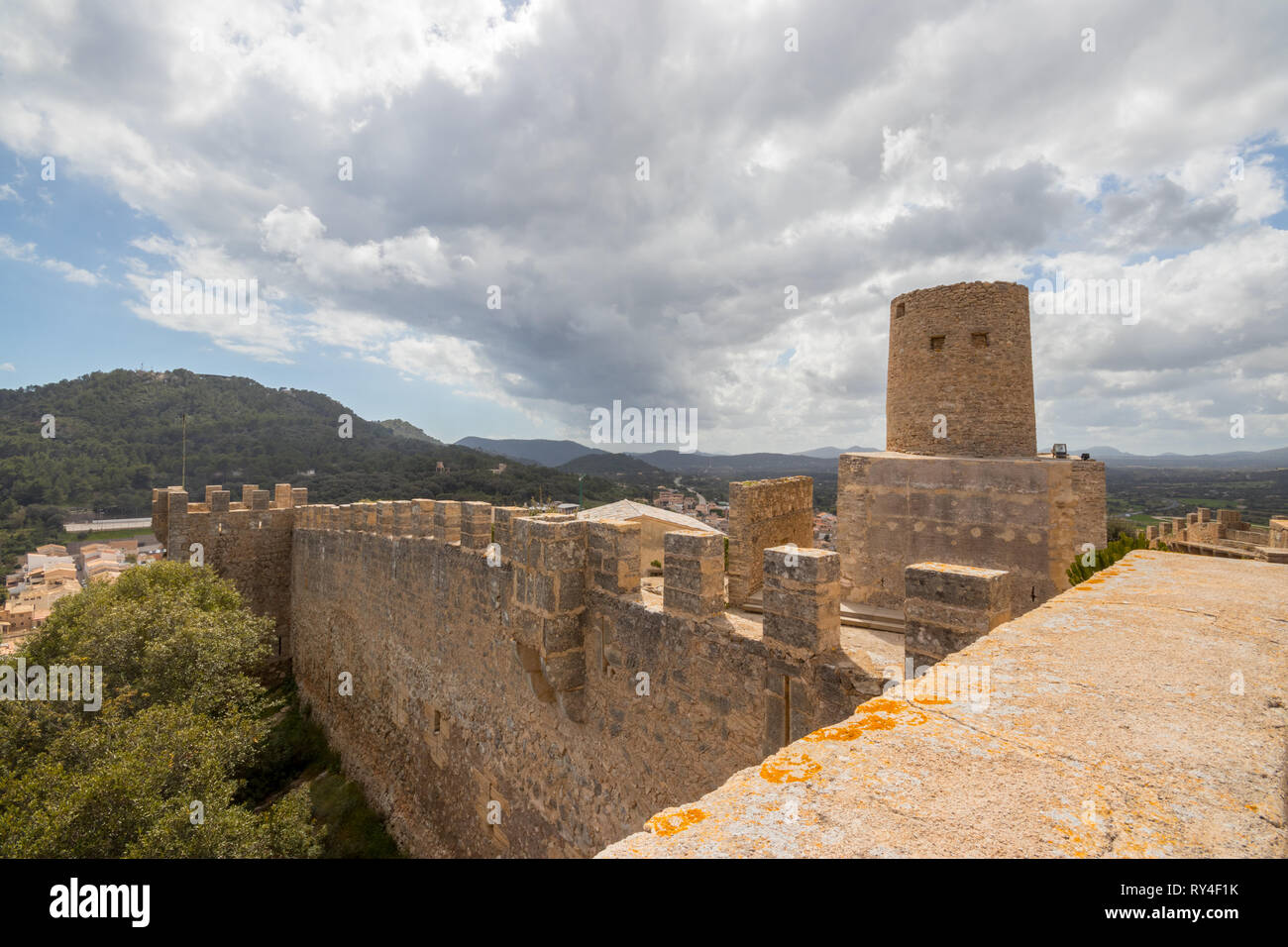 Castell de Capdepera, Mallorca (Mallorca), Balearen, Spanien Stockfoto