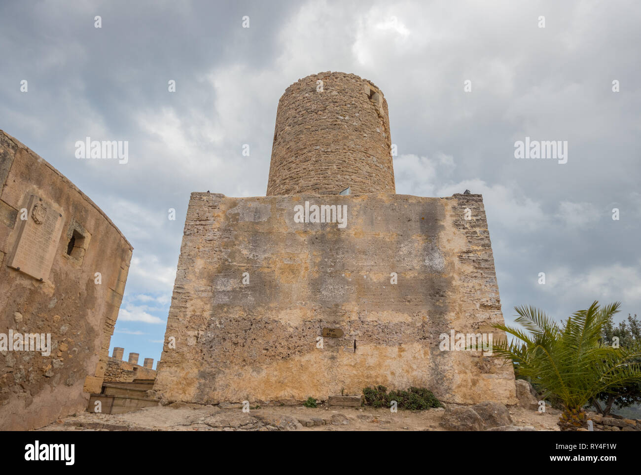 Castell de Capdepera, Mallorca (Mallorca), Balearen, Spanien Stockfoto