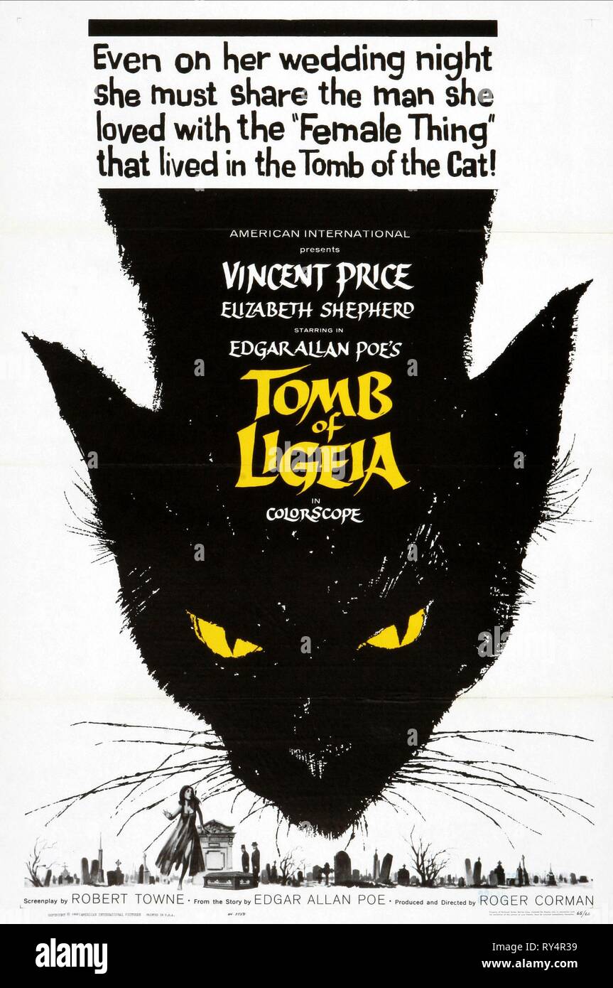 FILM POSTER, GRAB DER LIGEIA, 1964 Stockfoto