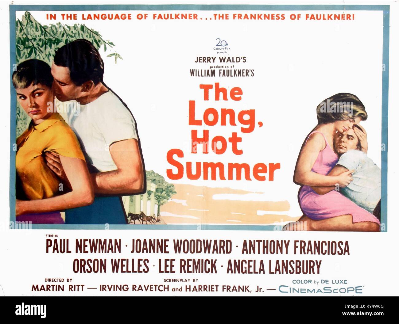 WOODARD, Poster, Der lange heiße Sommer, 1958 Stockfoto