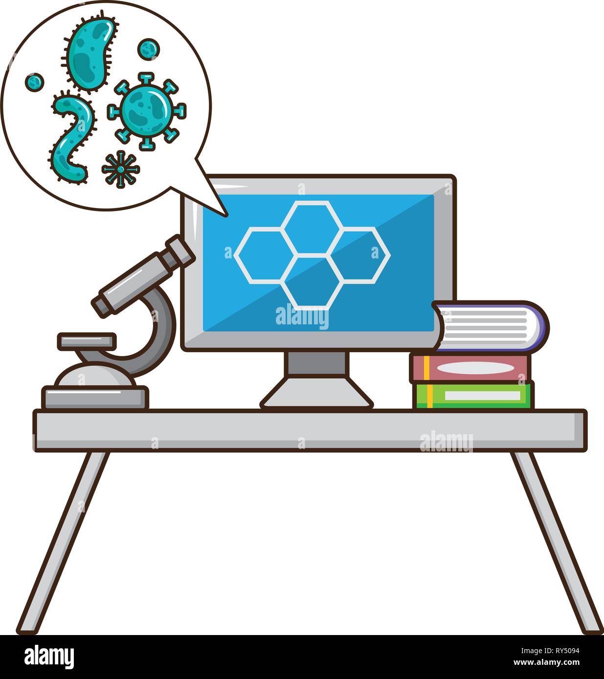 Labor Werkzeug Wissenschaft Stock Vektor