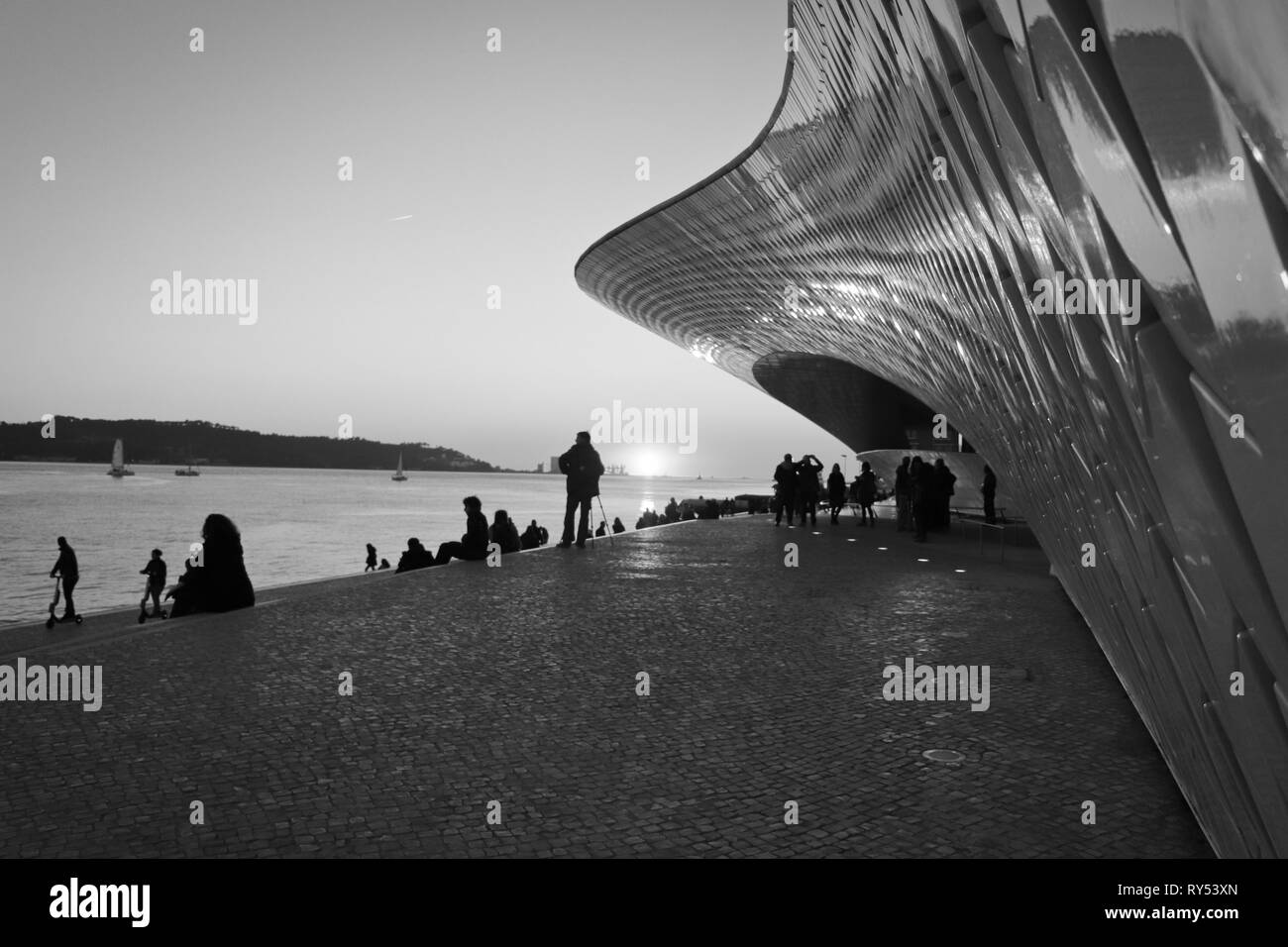 Die Maat-Museum für Kunst, Architektur und Technologie Lissabon, Portugal. Stockfoto