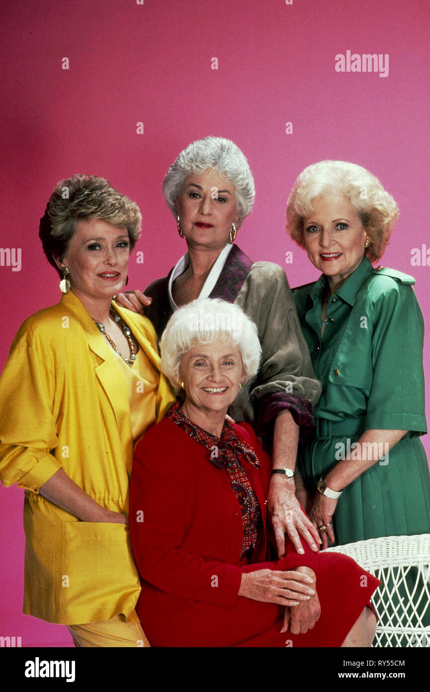 MCCLANAHAN, Arthur, Getty, WEISS, die Golden Girls, 1985 Stockfoto