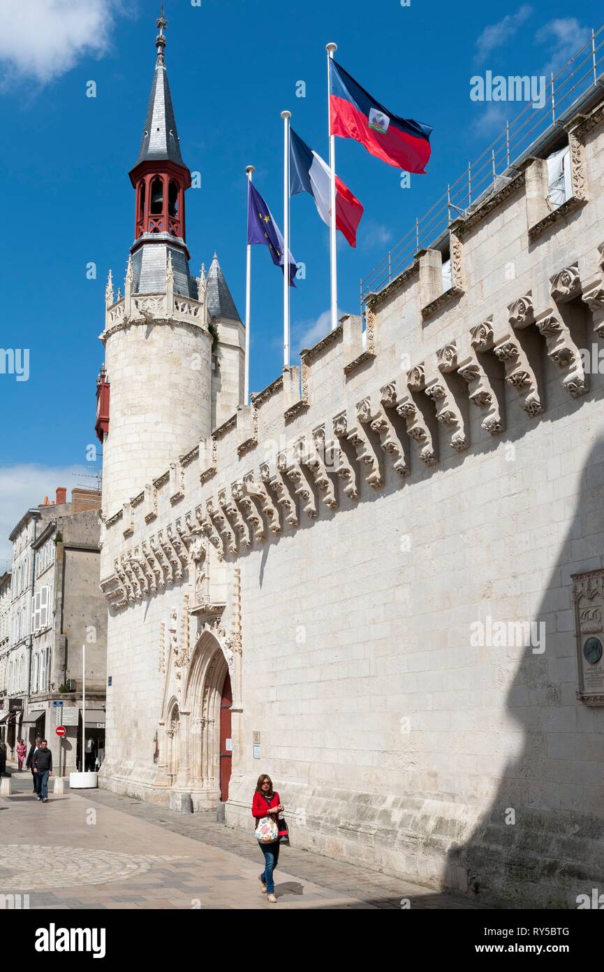 Frankreich, Charente Maritime, La Rochelle, Rathaus Stockfoto