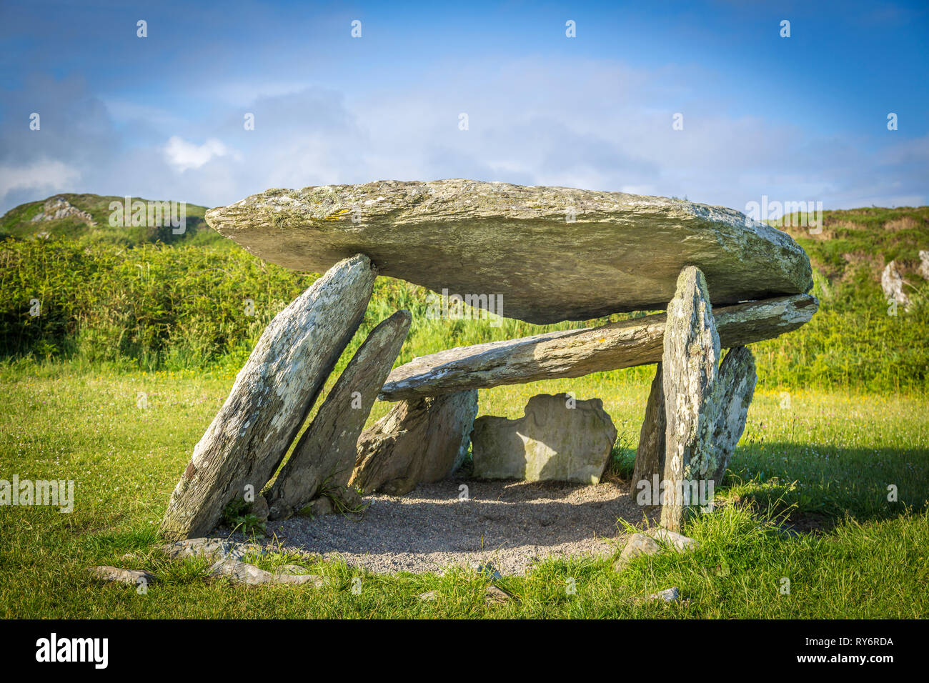 4000 Jahre alten Altar Keil Grab Stockfoto