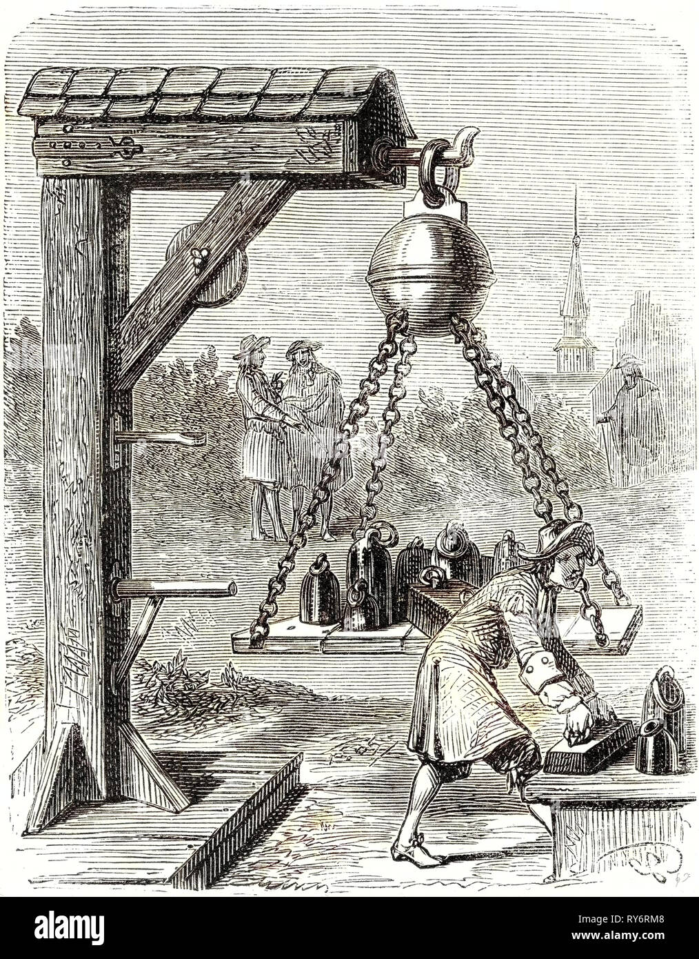 Die Hemisphären Magdeburg Stockfoto