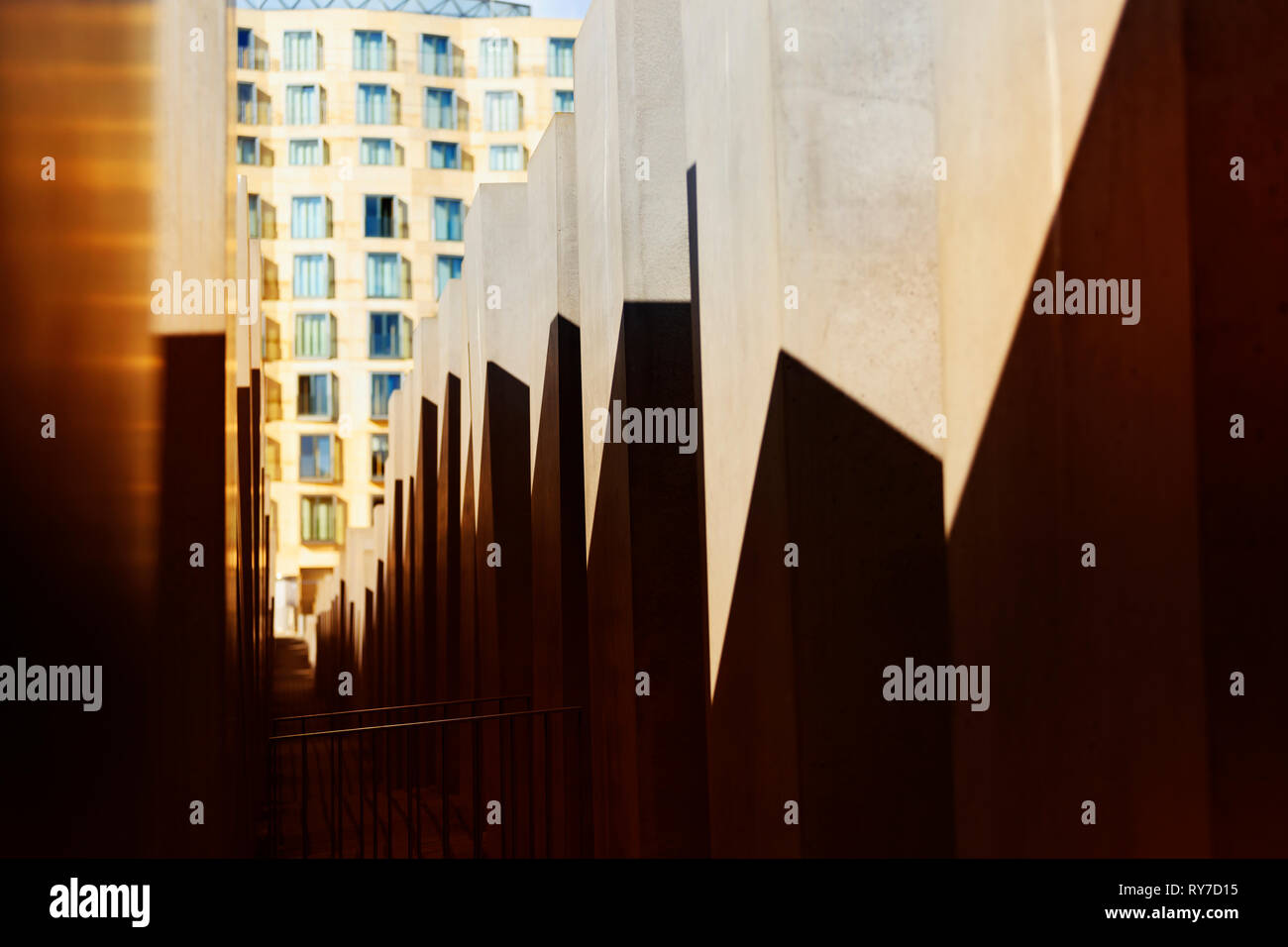 September 29, 2018. Berlin, Deutschland. Gedenkstätte für die Opfer des Holocaust. 27. Januar Tag des Gedenkens an die Opfer des Nationalsozialismus. Stockfoto