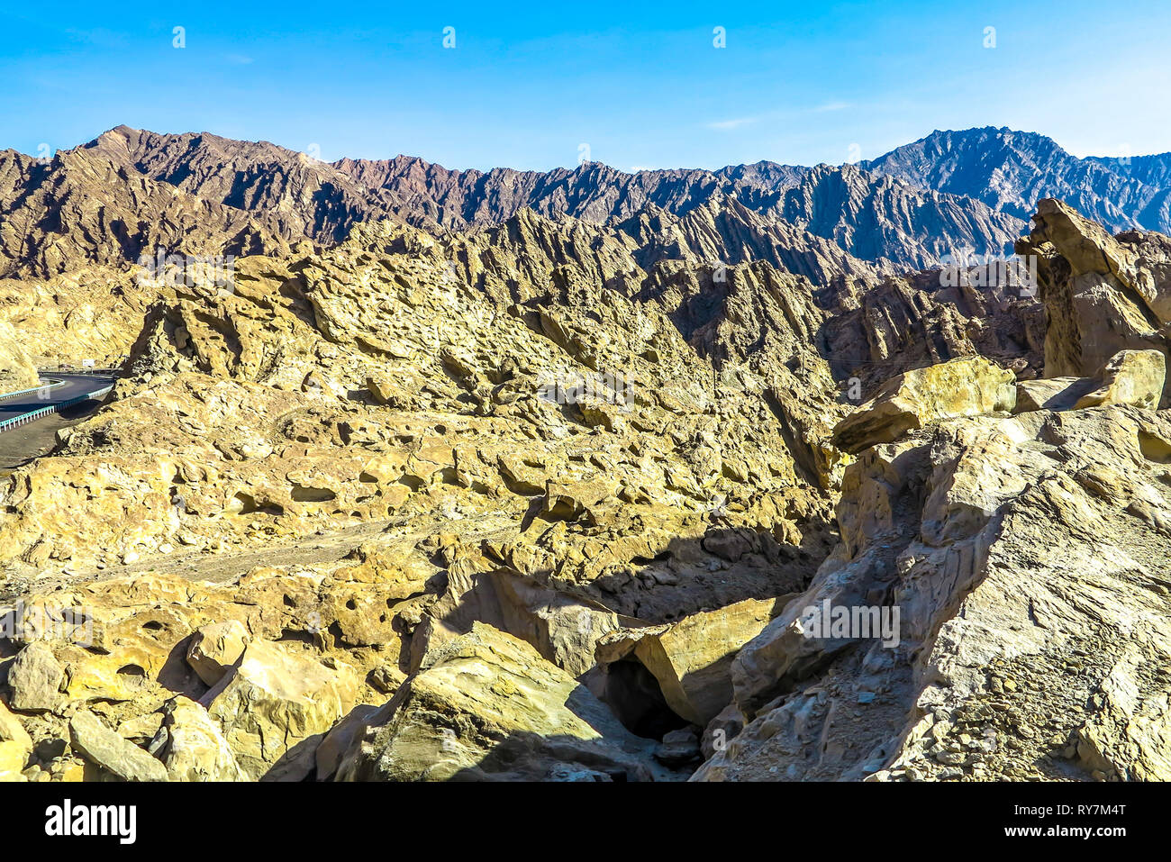 Kuche Yadan Pyramide natürliche Landschaft atemberaubend malerischen View Point Stockfoto