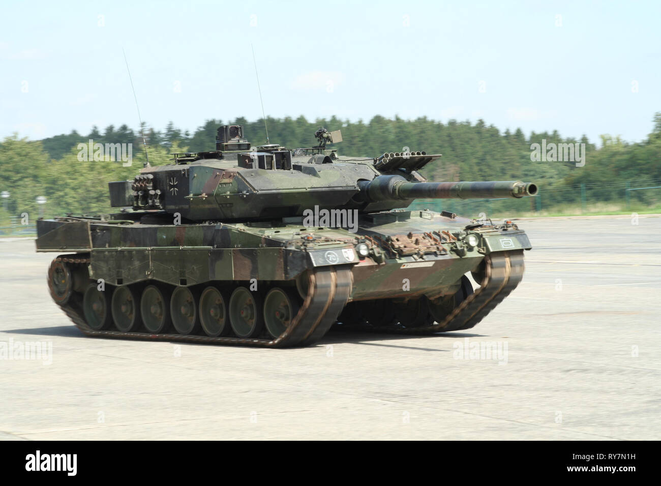 Deutsche Kampfpanzer Leopard 2. Stockfoto