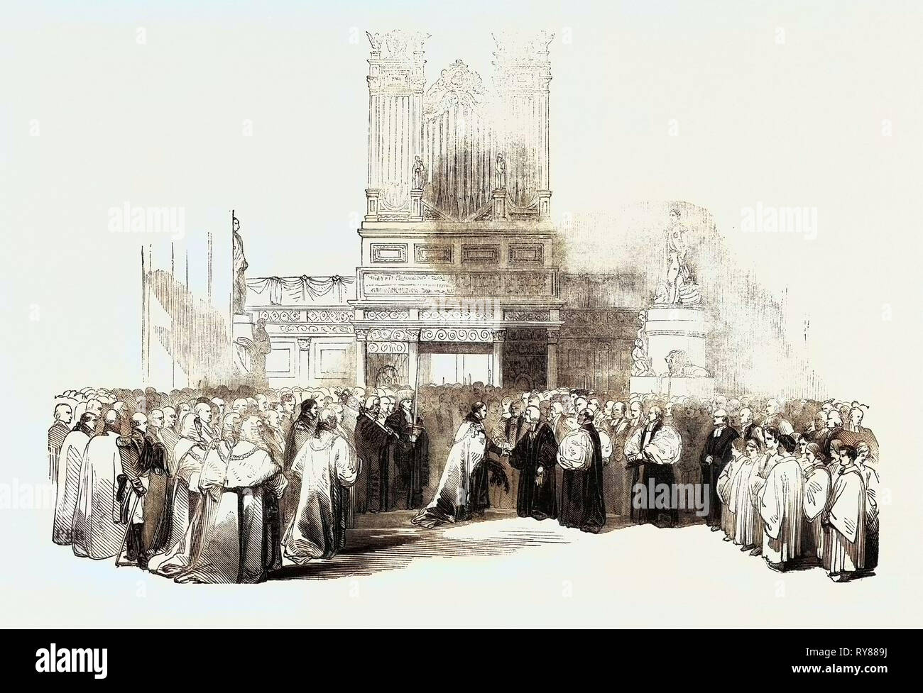Jahrestag Sitzung der städtischen Behörden und der Metropolitan Klerus, in der St. Paul's Cathedral Stockfoto