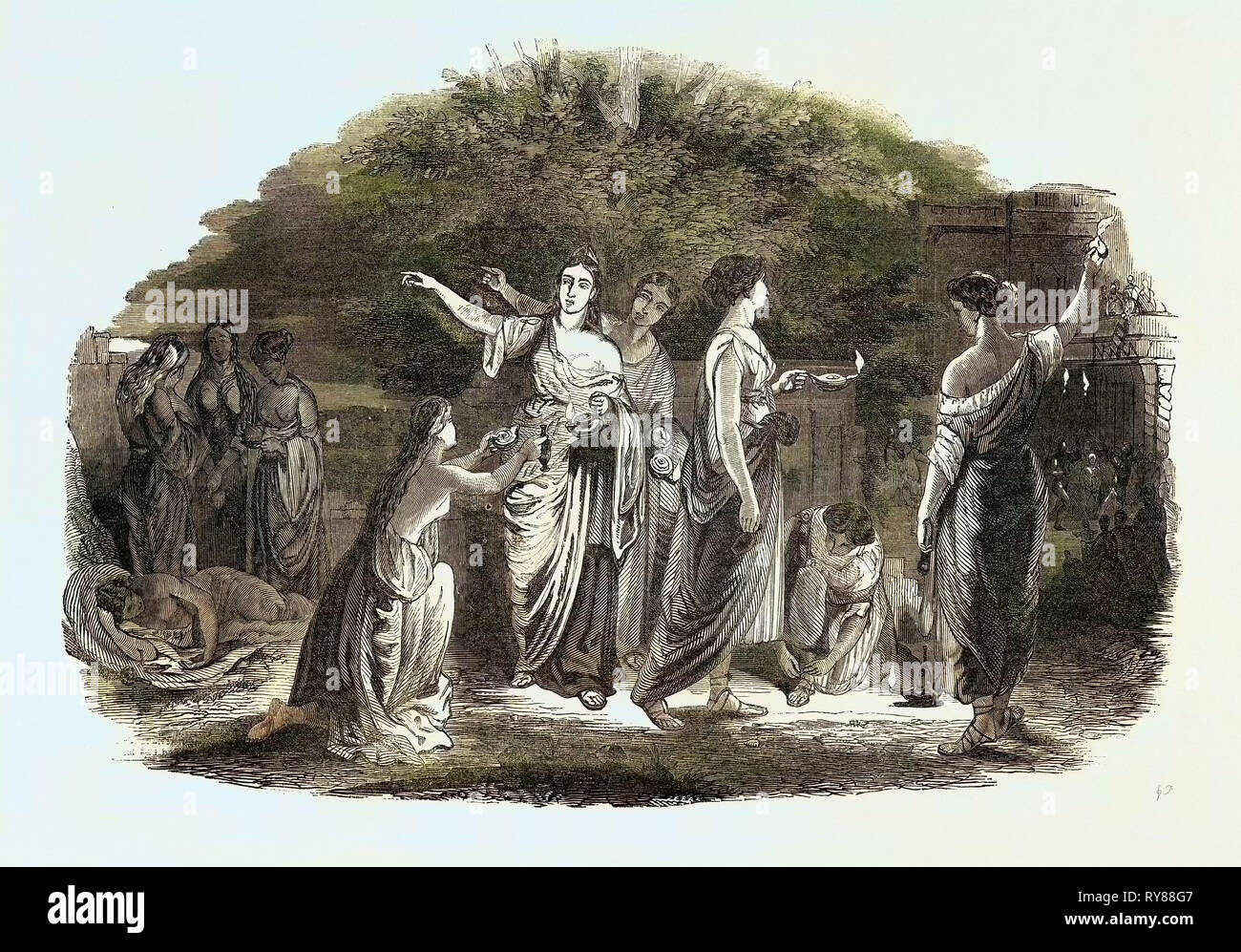 Weise und törichte jungfrauen Fotos und Bildmaterial in hoher