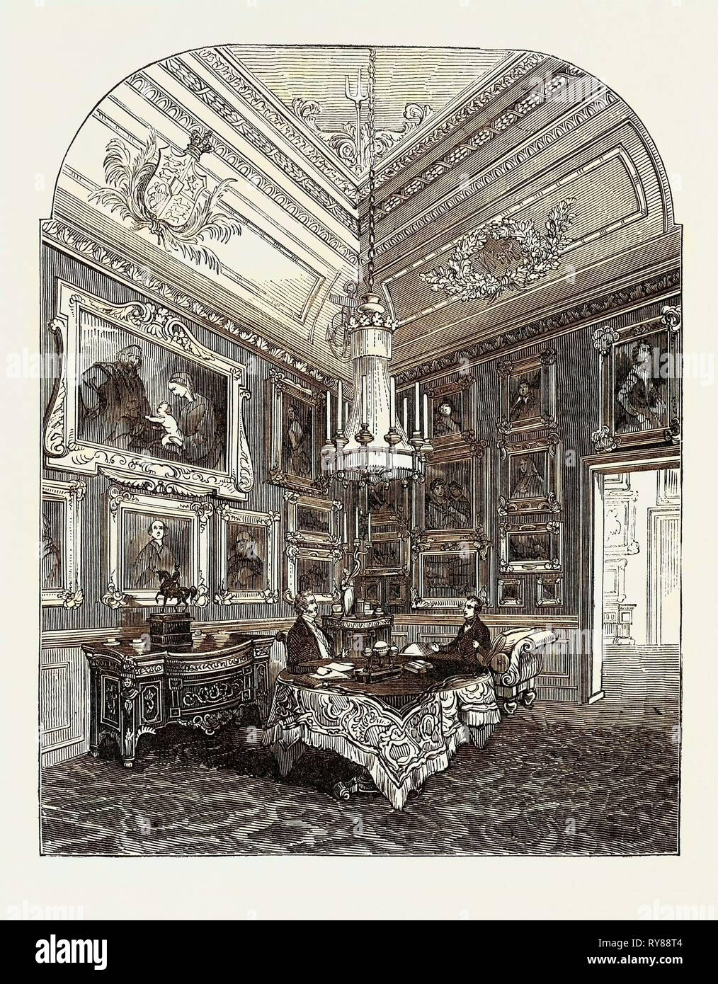 Besuch der König der Franzosen zu Queen Victoria: Des Königs, Windsor Castle Stockfoto