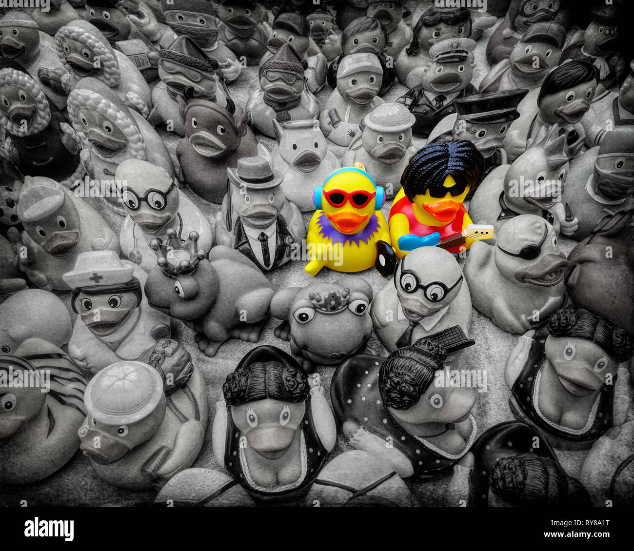 Digitale Kunst: Rock me Baby Stockfoto
