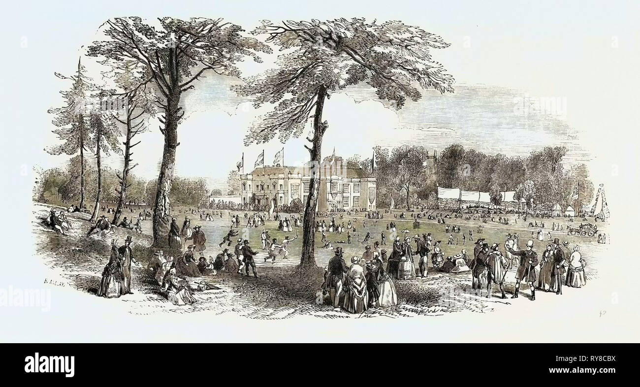 Frieden, Mäßigung, und Band der universalen Brüderlichkeit Festival, Hartwell Park, Bucks Stockfoto