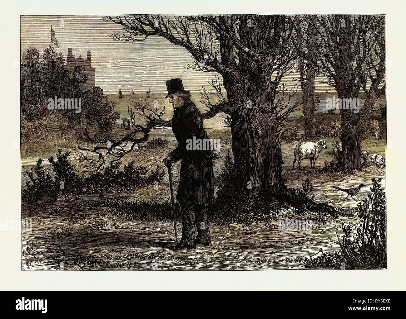 Die allgemeine Wahl: Die Ruhe vor dem Sturm: Eine Skizze an dalmeny am Samstag, den 3. April 1880 Stockfoto