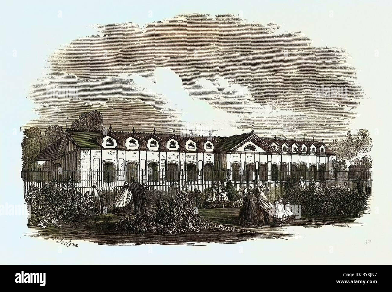 Neue Antelope House in den Gärten der Zoologischen Gesellschaft Regent's Park Stockfoto