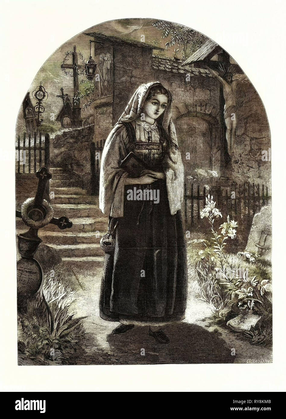 Teresina, in der Ausstellung des britischen Institution 1861 Stockfoto