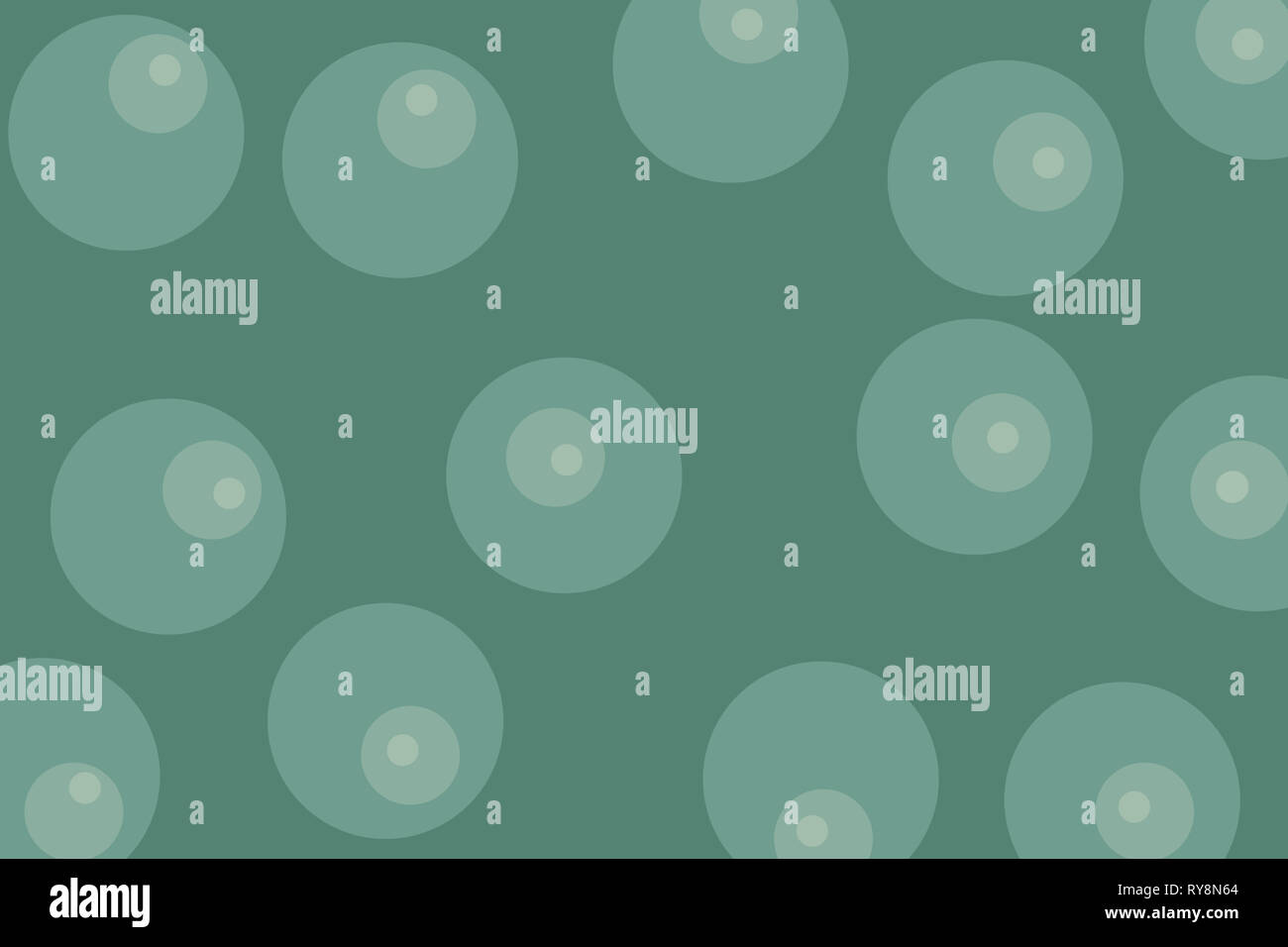 Abstrakte grüner Hintergrund mit einem geometrischen Kreisen Stockfoto