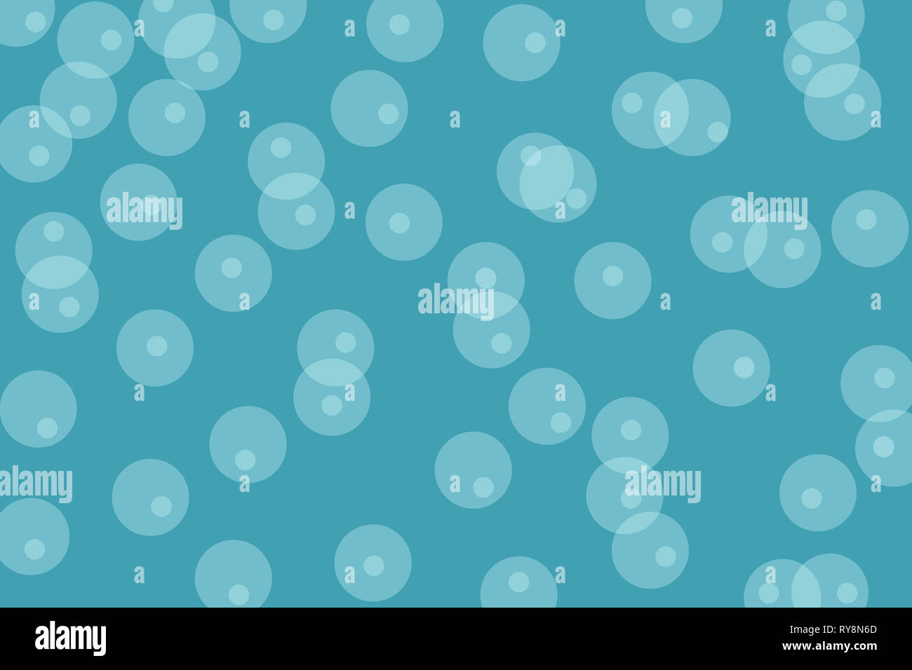 Abstrakt Blau Hintergrund mit einem geometrischen Kreisen Stockfoto