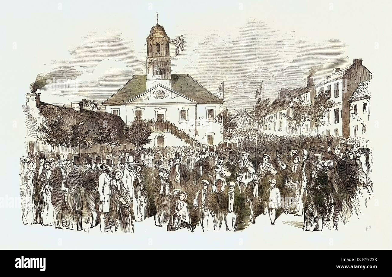 Feier der Mehrheit des Grafen von Dalkeith, Taipeh, 1852 Stockfoto